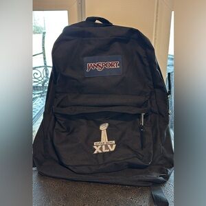 JanSport Black Super Bowl XLV Backpack